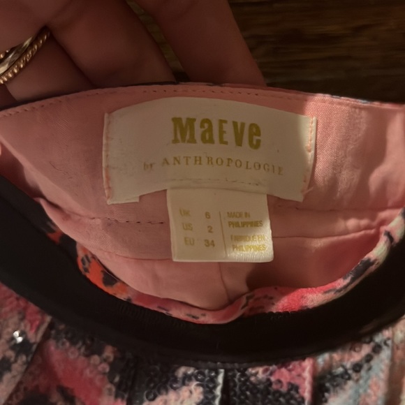 Maeve Sequin Floral Maxi Skirt - Picture 2 of 4